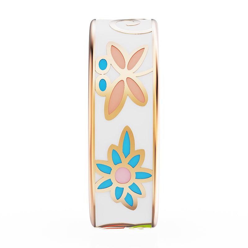 Novamos R2 Floral Enamels Art Smart Ring
