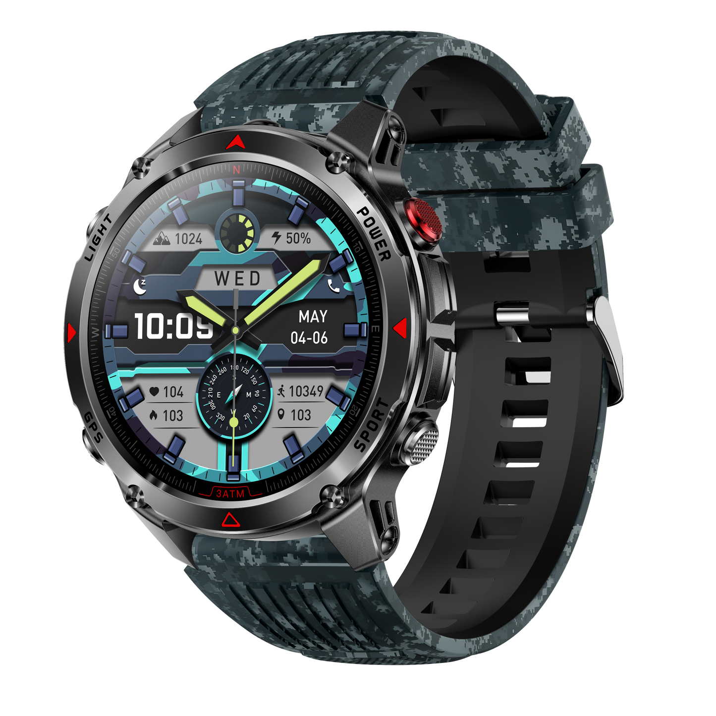 Novamos HT37 Adventure GPS Smartwatch