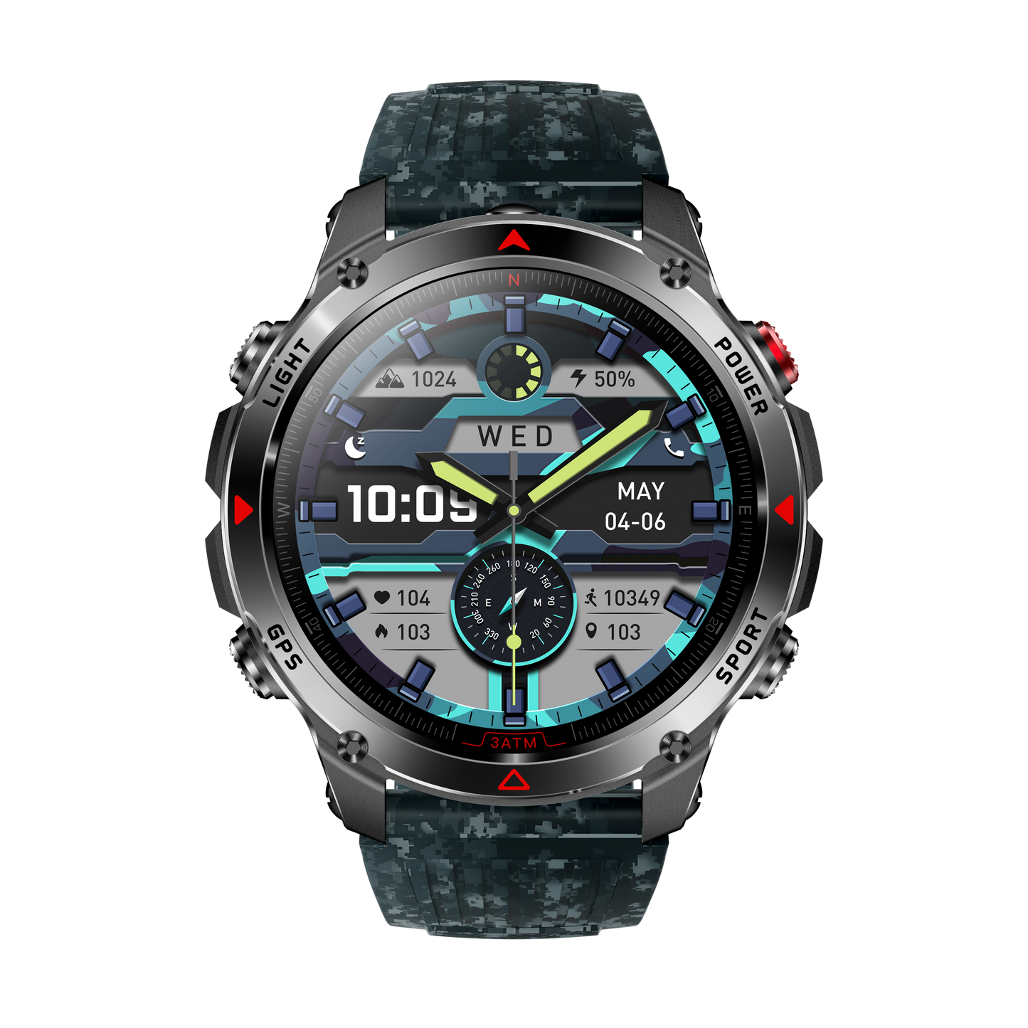 Novamos HT37 Adventure GPS Smartwatch