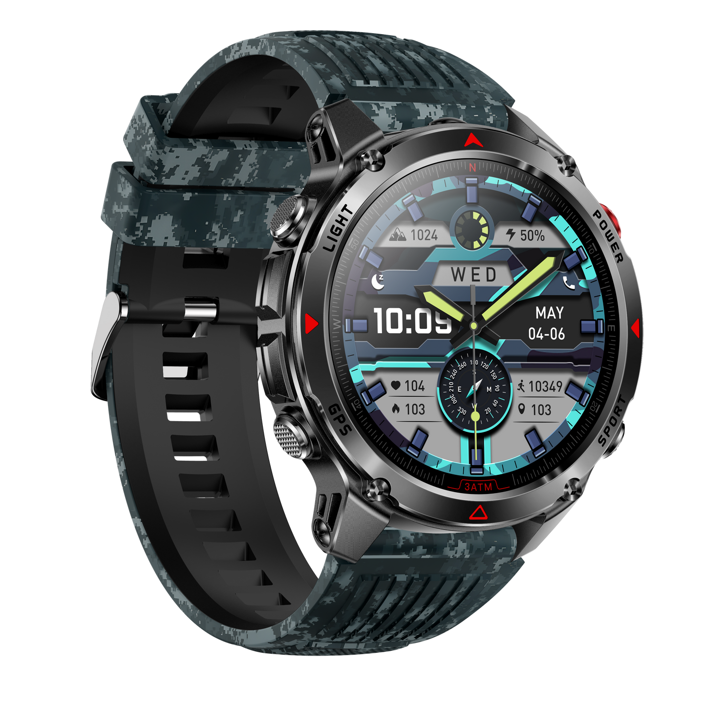 Novamos HT37 Adventure GPS Smartwatch