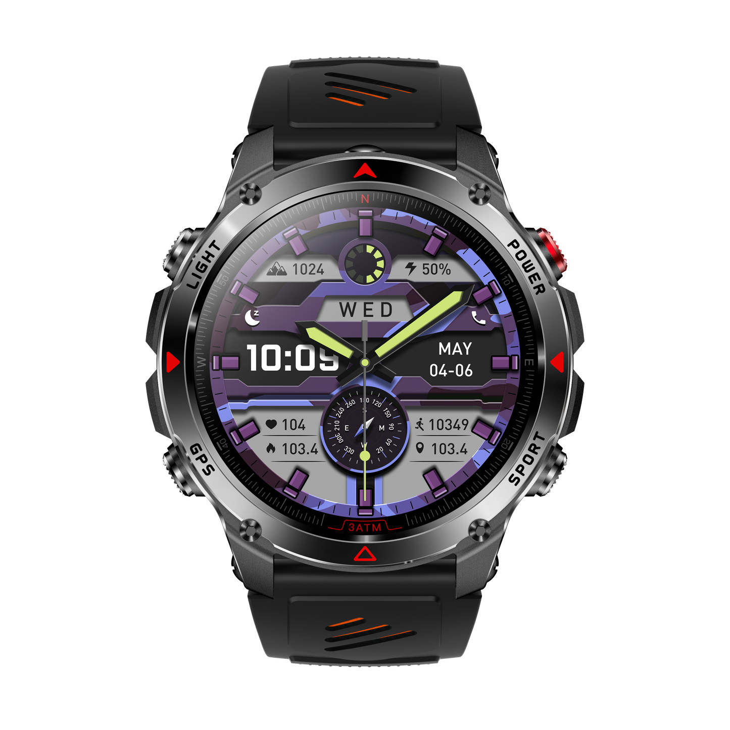 Novamos HT37 Adventure GPS Smartwatch