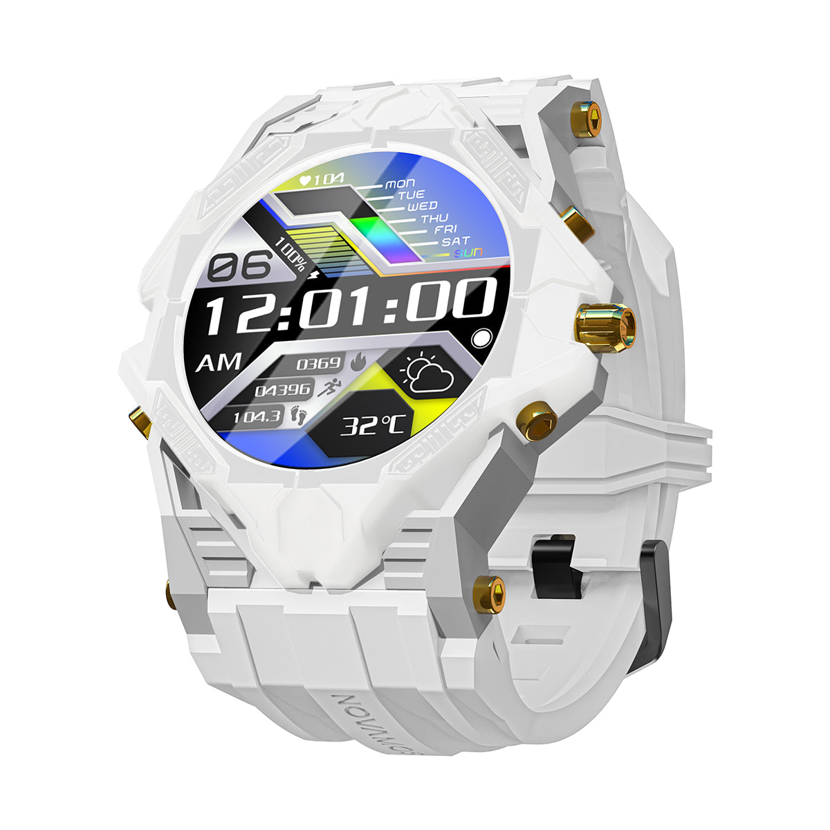 Novamos N3 Ceramic Case Smartwatch