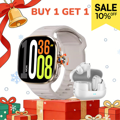 Novamos Ultra X 4G LTE Smartwatch with Built-in SIM Card