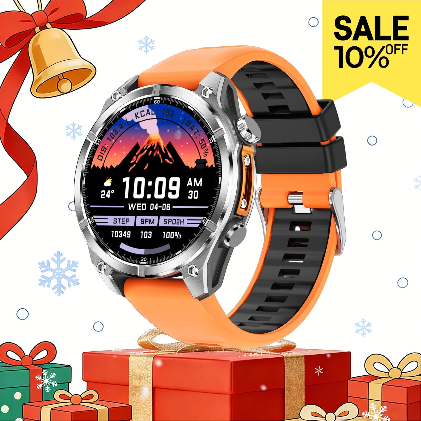 Novamos Terra HD300 AMOLED Rugged Watch