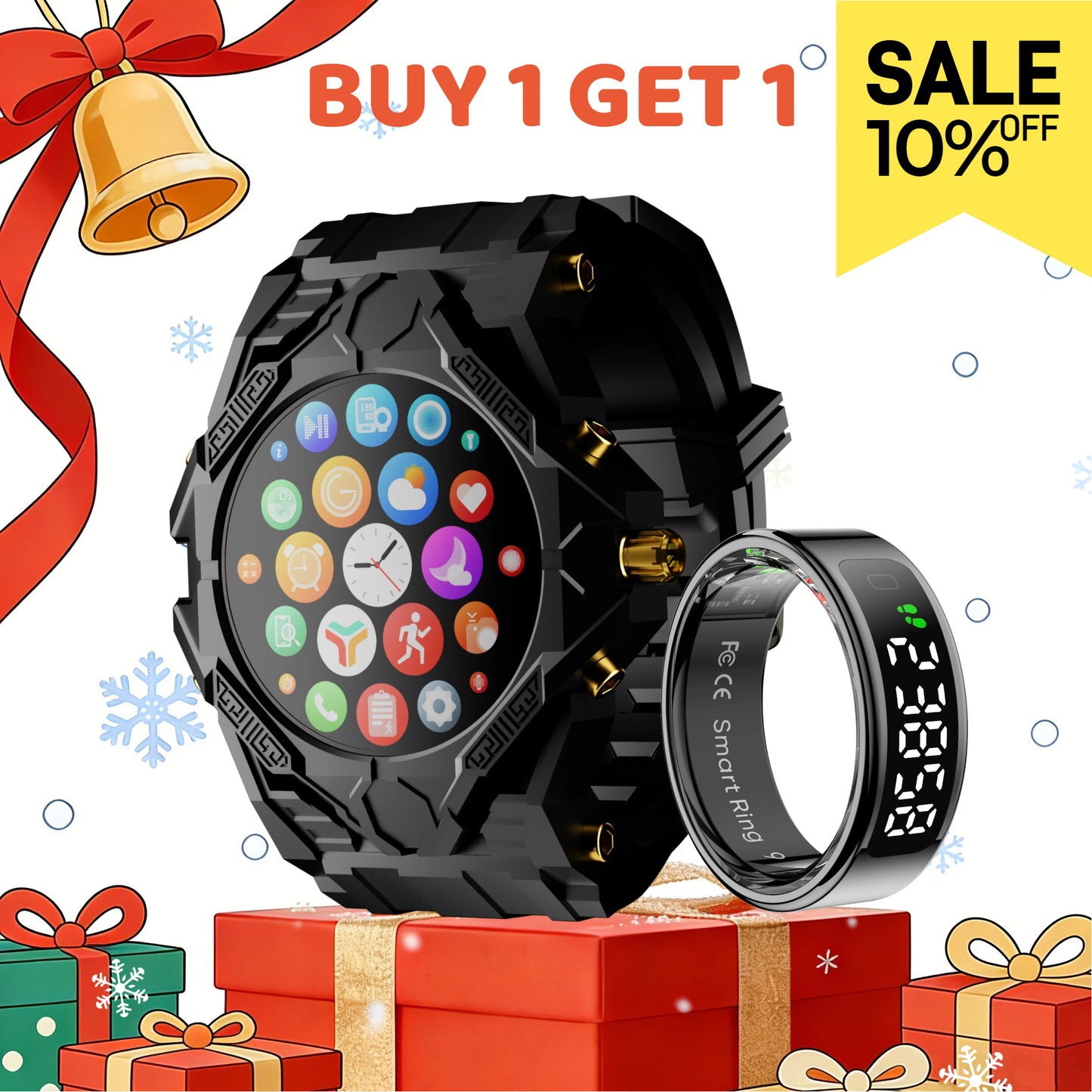 Novamos N3 Ceramic Case Smartwatch