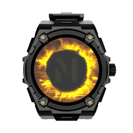 Novamos STEEL N2 Rugged Metal Build Watch