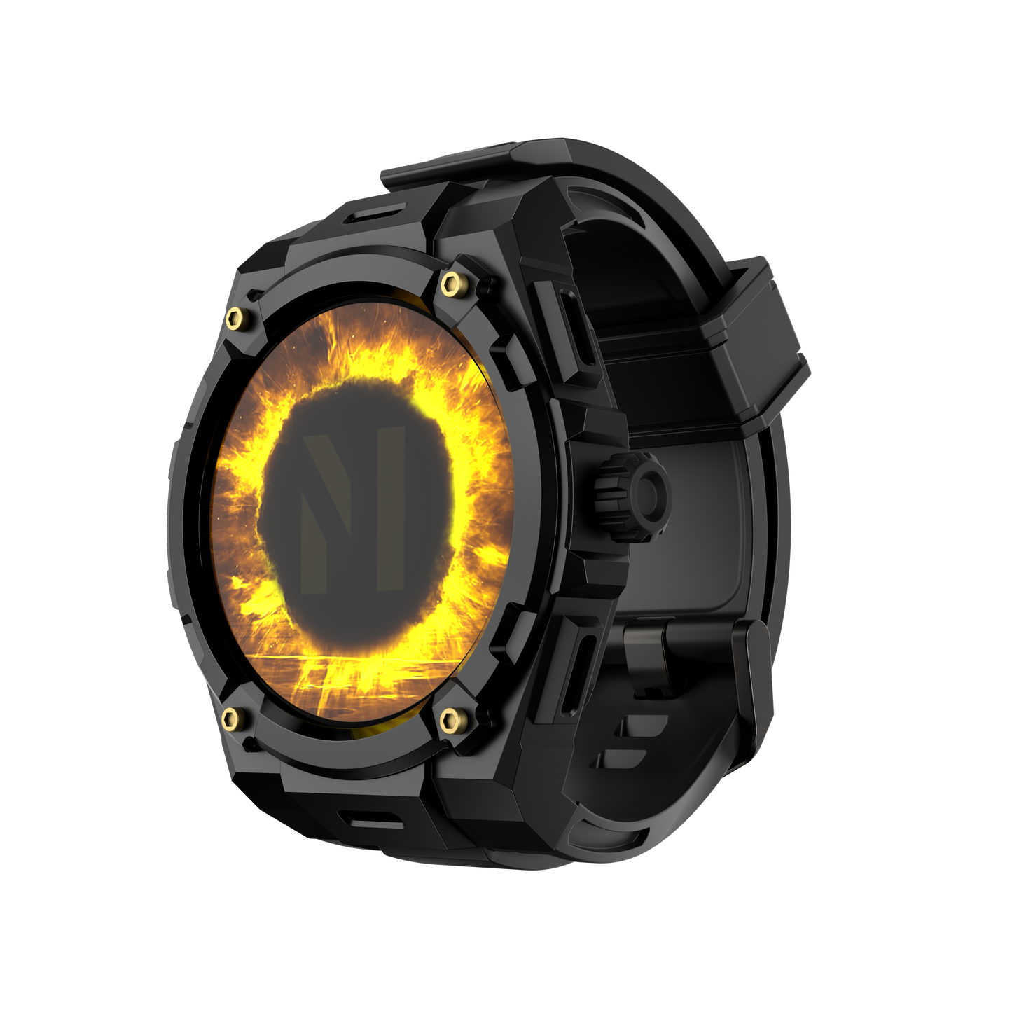 Novamos STEEL N2 Rugged Metal Build Watch