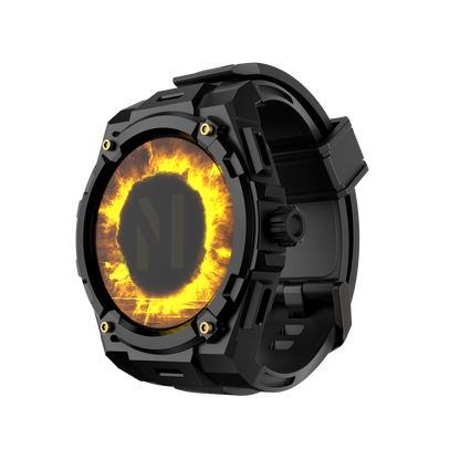 Novamos STEEL N2 Rugged Metal Build Watch