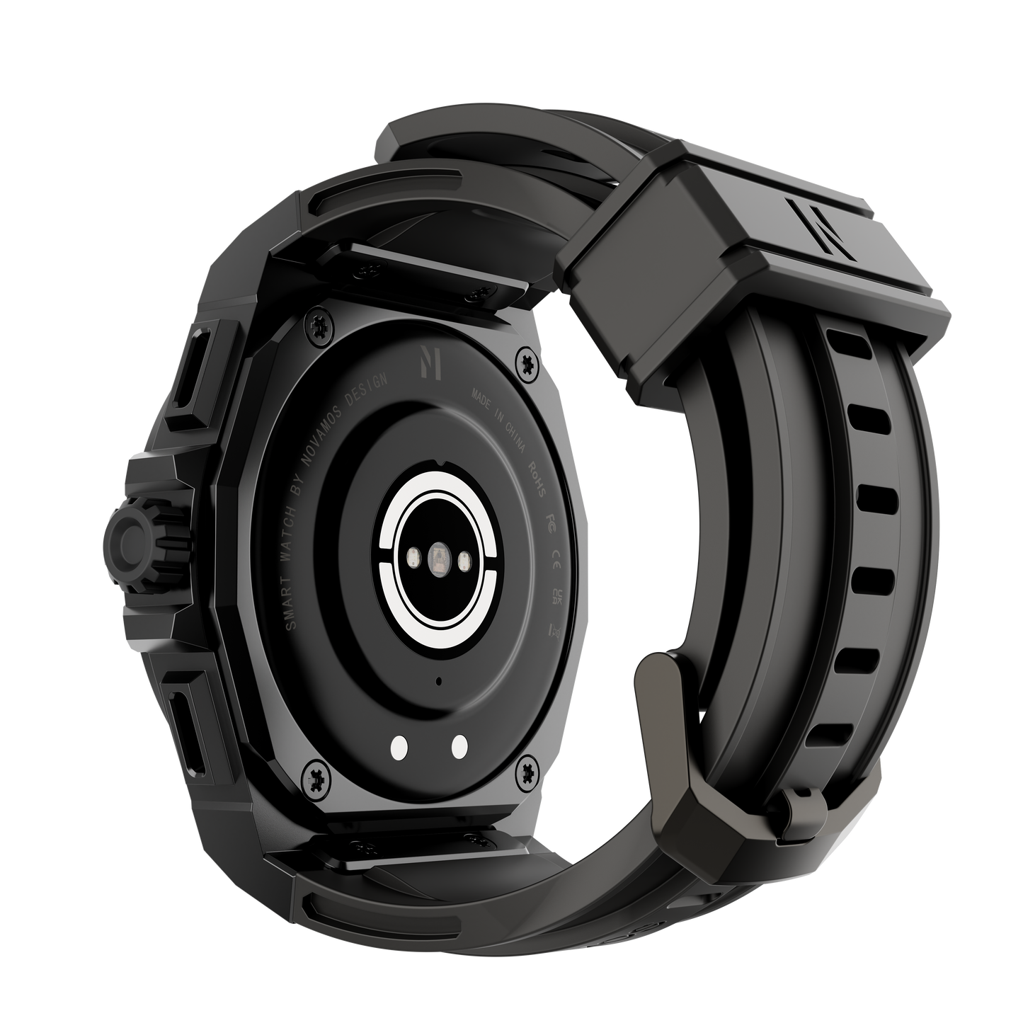 Novamos STEEL N2 Rugged Metal Build Watch