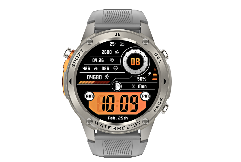 Novamos Viper1 GPS Sport Watch Silver