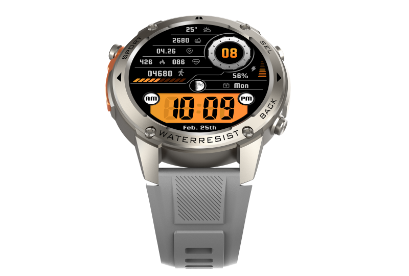 Novamos Viper1 GPS Sport Watch Silver