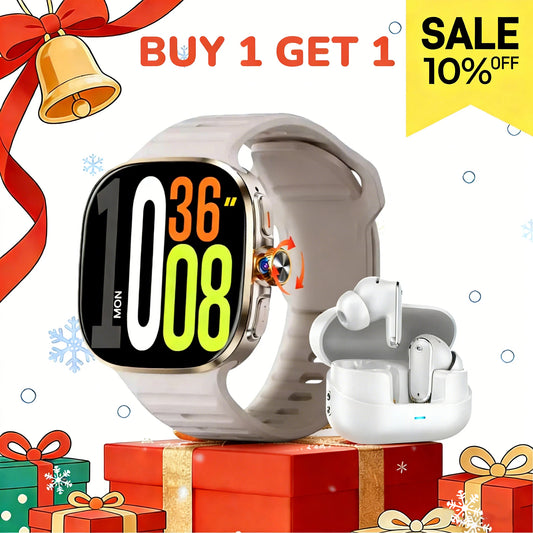 Novamos Ultra X 4G LTE Smartwatch with Built-in SIM Card