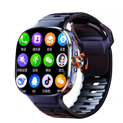 Novamos Ultra X 4G LTE Smartwatch with Built-in SIM Card