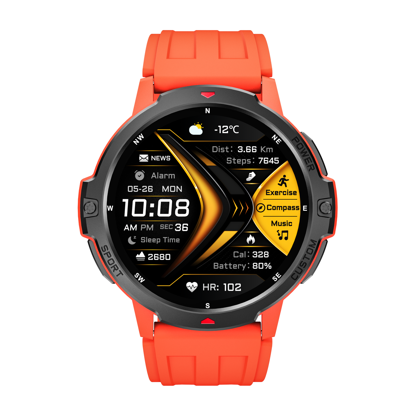 Novamos Tank S1P GPS Sports Smartwatch