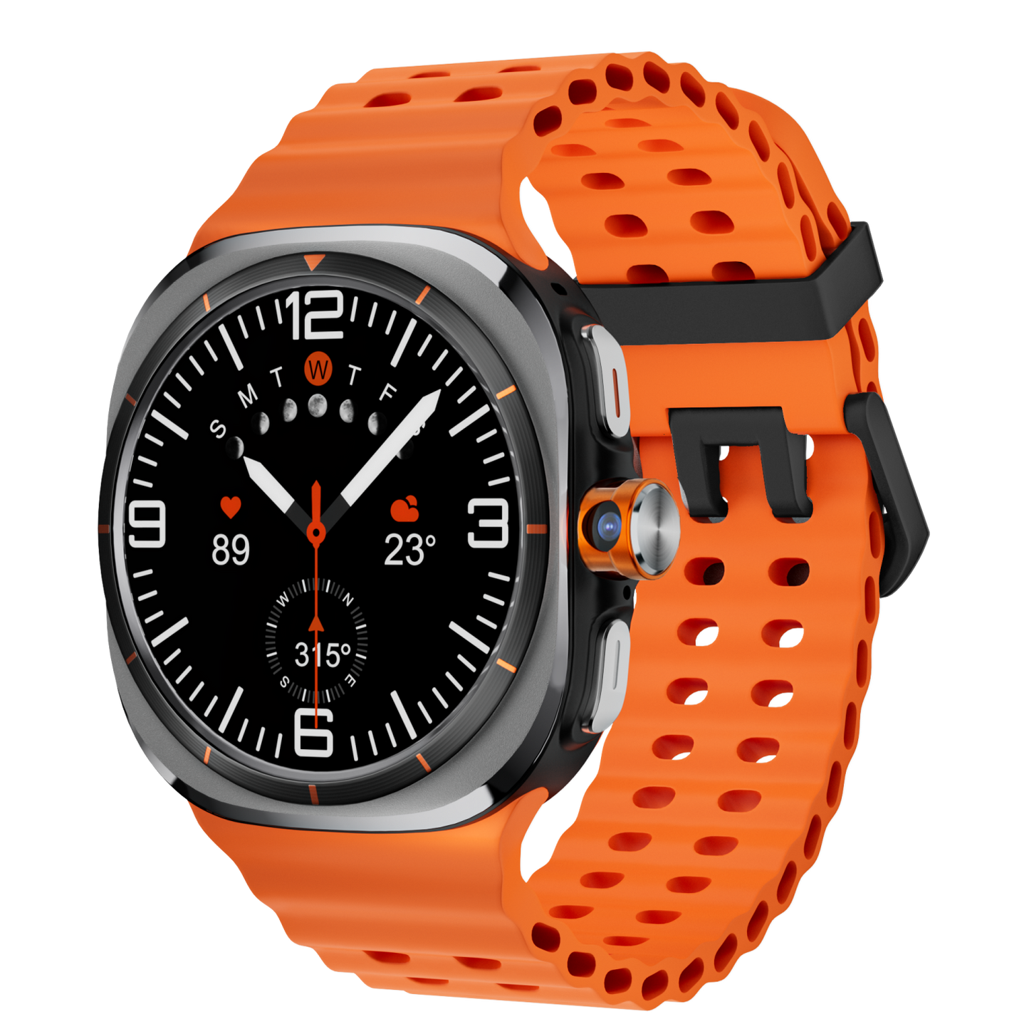 Novamos NexEdge 4G LTE Wrist Phone Watch w/ 180° Rotable Camera